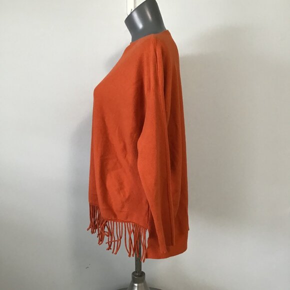 Vivian Shyu Fringed Hem Crew Neck Sweater  Size M - Picture 7 of 11